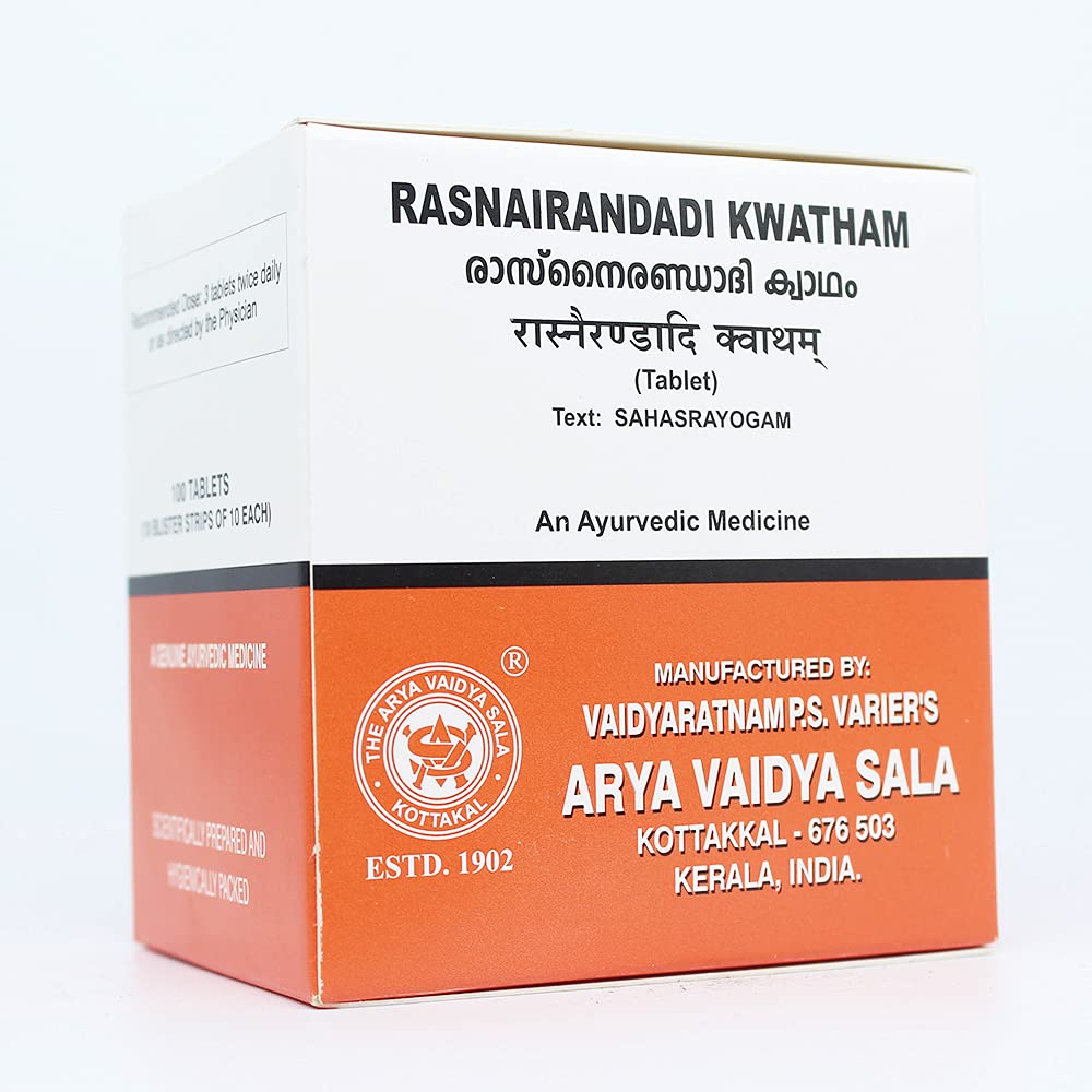 Kottakkal Rasnairandadi Kwatham (Tablet) 100nos