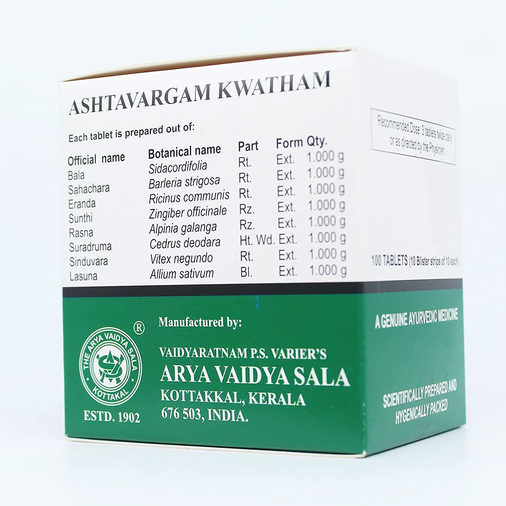 Kottakkal Ashtavargam Kwatham (Tablet) 100nos